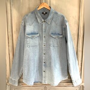 Frye Men’s Denim Shirt Sz XL